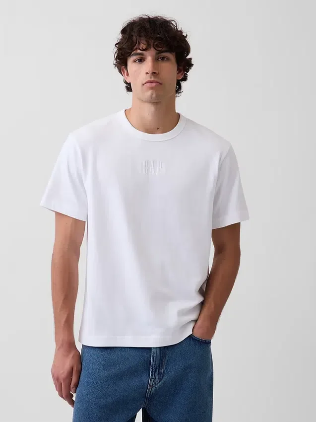 Relaxed T-shirt met logo voor volwassenen