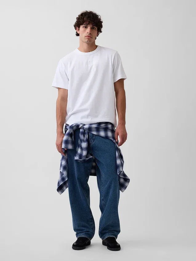Relaxed T-shirt met logo voor volwassenen