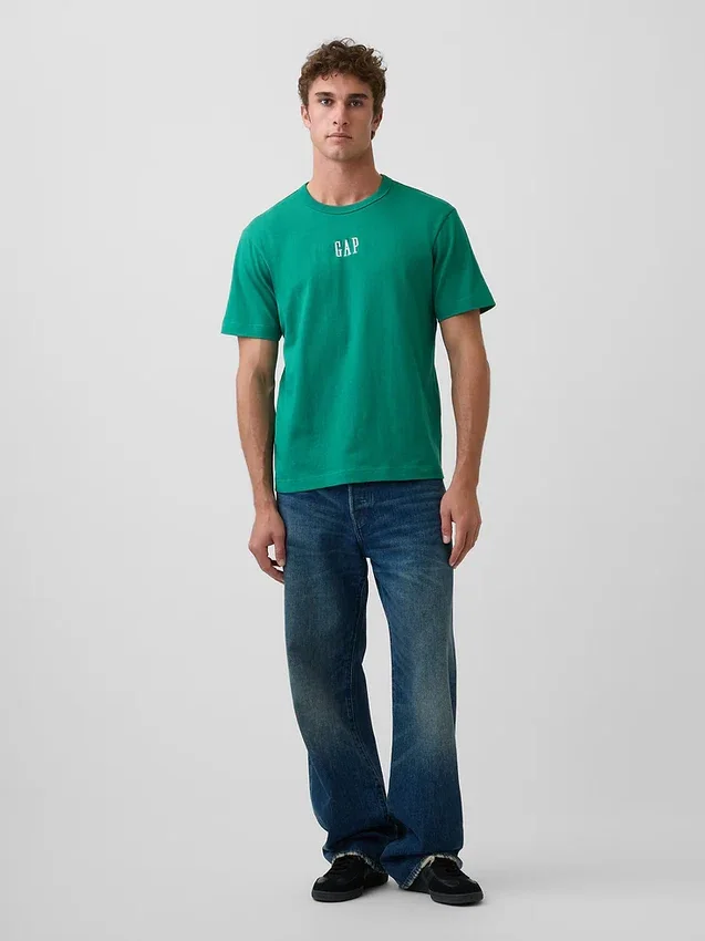 Relaxed T-shirt met logo voor volwassenen