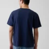 Relaxed T-shirt met logo voor volwassenen