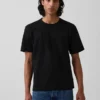 Relaxed T-shirt voor volwassenen van zwaar katoen
