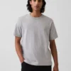 Relaxed T-shirt voor volwassenen van zwaar katoen