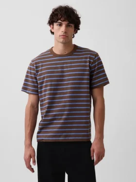 Relaxed T-shirt voor volwassenen van zwaar katoen