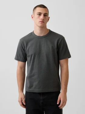 Relaxed T-shirt voor volwassenen van zwaar katoen