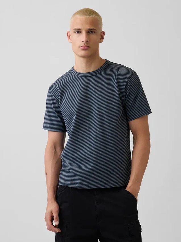 Relaxed T-shirt voor volwassenen van zwaar katoen