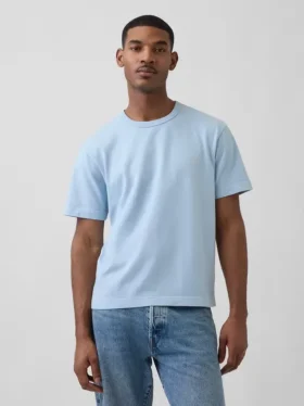 Relaxed T-shirt voor volwassenen van zwaar katoen