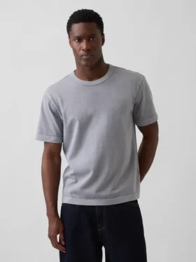 Relaxed T-shirt voor volwassenen van zwaar katoen