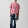 Relaxed T-shirt voor volwassenen van zwaar katoen