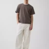 Relaxed T-shirt voor volwassenen van zwaar katoen