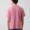 Relaxed T-shirt voor volwassenen van zwaar katoen