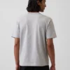 Relaxed T-shirt voor volwassenen van zwaar katoen