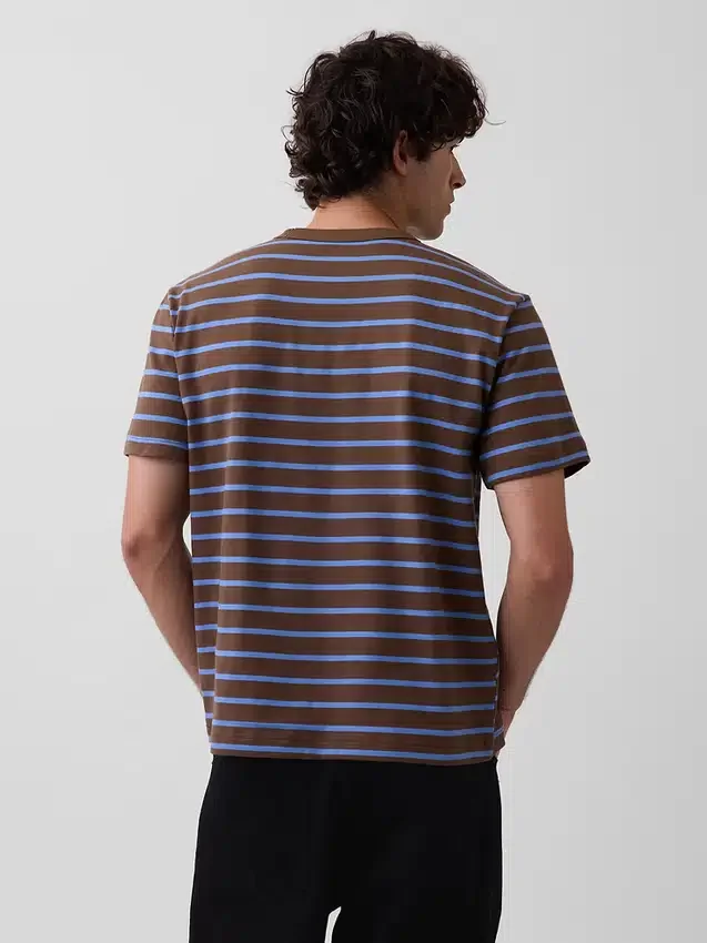 Relaxed T-shirt voor volwassenen van zwaar katoen