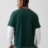 Relaxed T-shirt voor volwassenen van zwaar katoen