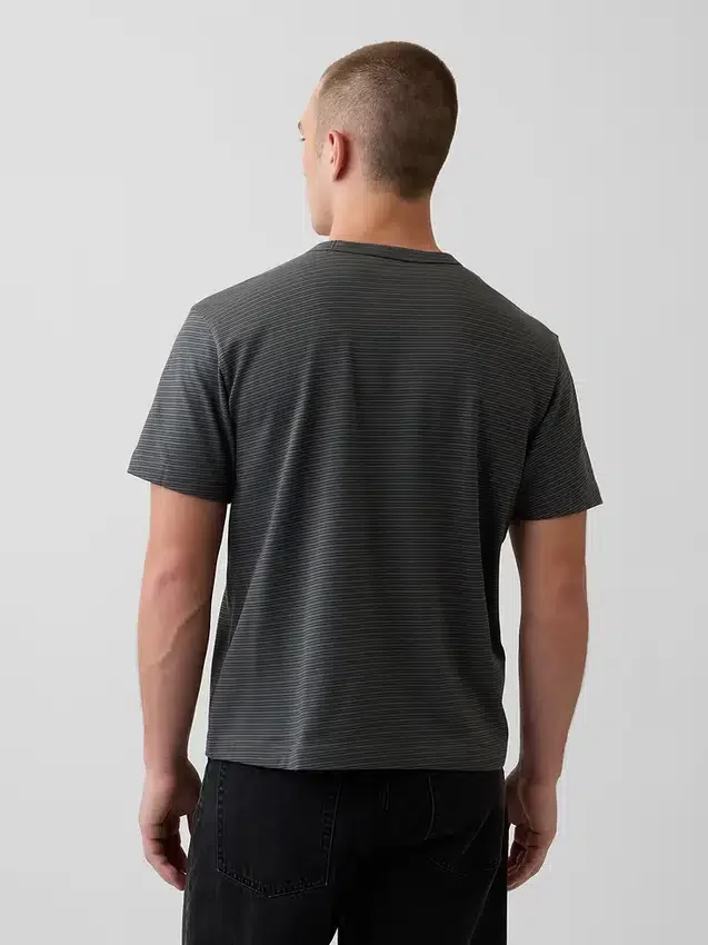 Relaxed T-shirt voor volwassenen van zwaar katoen