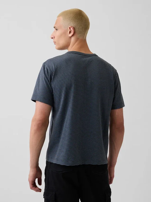 Relaxed T-shirt voor volwassenen van zwaar katoen