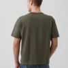 Relaxed T-shirt voor volwassenen van zwaar katoen