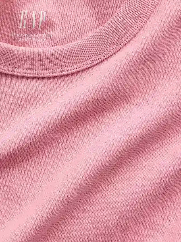 Relaxed T-shirt voor volwassenen van zwaar katoen