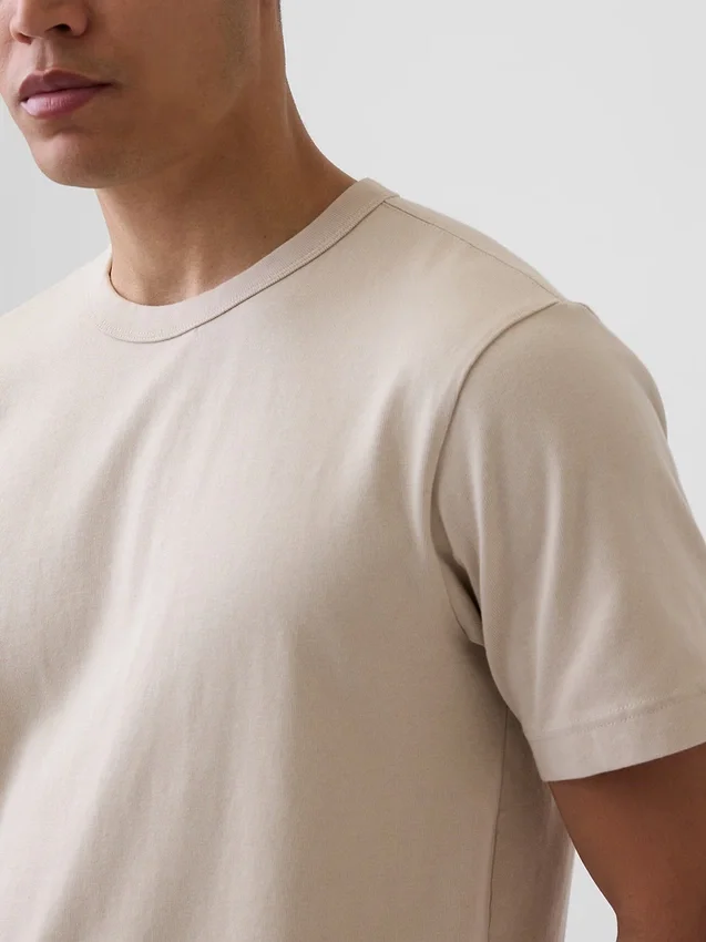 Relaxed T-shirt voor volwassenen van zwaar katoen