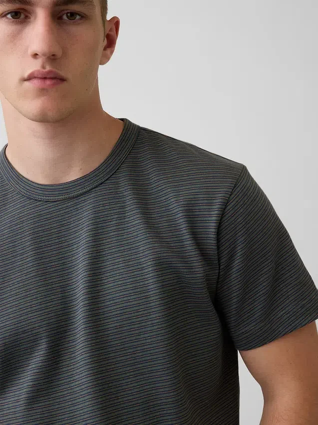 Relaxed T-shirt voor volwassenen van zwaar katoen