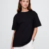 Relaxed T-shirt voor volwassenen van zwaar katoen