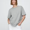 Relaxed T-shirt voor volwassenen van zwaar katoen