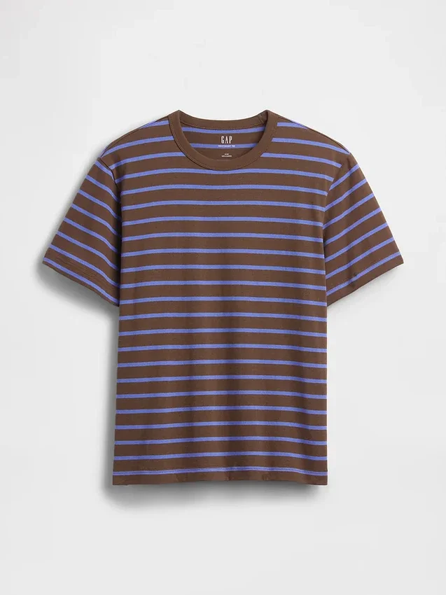 Relaxed T-shirt voor volwassenen van zwaar katoen