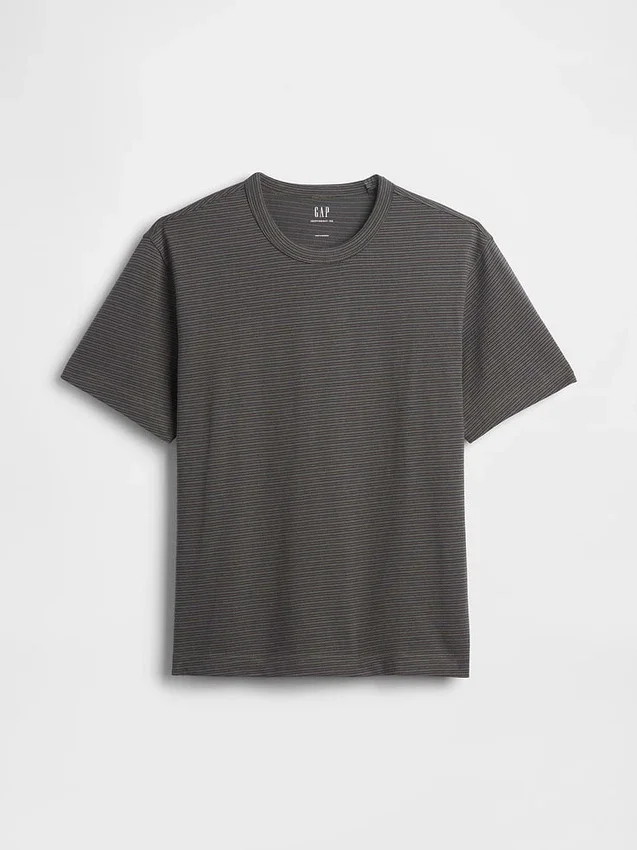 Relaxed T-shirt voor volwassenen van zwaar katoen