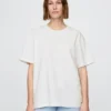 Relaxed T-shirt voor volwassenen van zwaar katoen