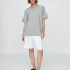Relaxed T-shirt voor volwassenen van zwaar katoen