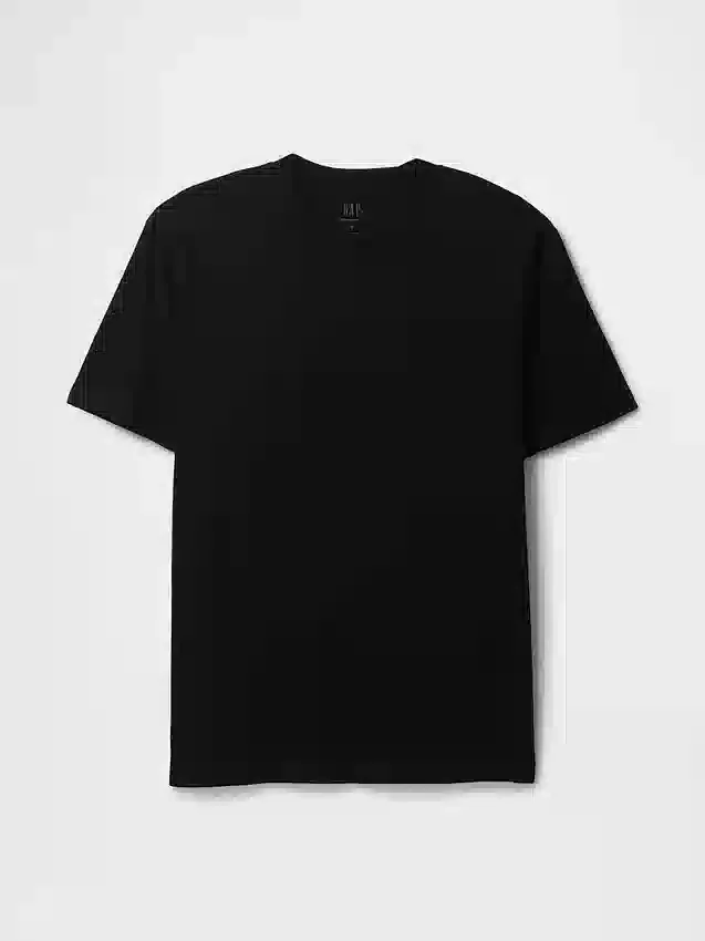 Relaxed T-shirt voor volwassenen van zwaar katoen