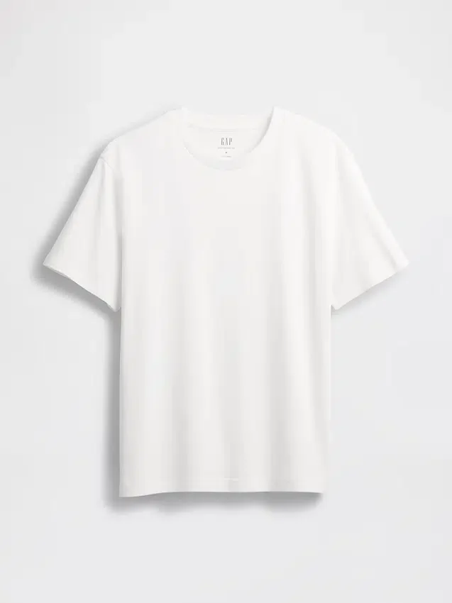 Relaxed T-shirt voor volwassenen van zwaar katoen