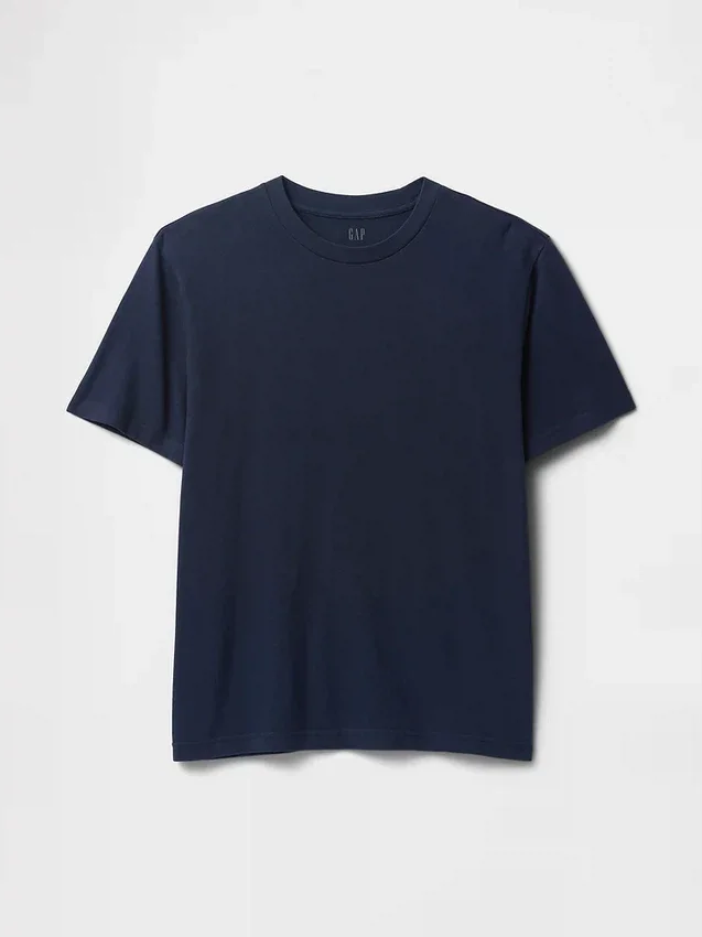 Relaxed T-shirt voor volwassenen van zwaar katoen