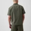Relaxed utility-overhemd met rechte zoom