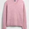 Relaxte cropped trui met V-hals