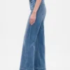 Relaxte flare-Jeans met hoge taille