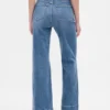 Relaxte flare-Jeans met hoge taille