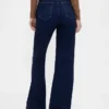 Relaxte flare-Jeans met hoge taille