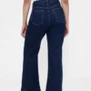 Relaxte flare-Jeans met hoge taille
