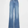 Relaxte flare-Jeans met hoge taille