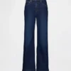 Relaxte flare-Jeans met hoge taille