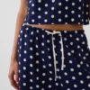 Relaxte, gemakkelijk aan te trekken culottebroek van linnenmix