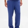 Relaxte joggingbroek met logo voor volwassenen, zware uitvoering