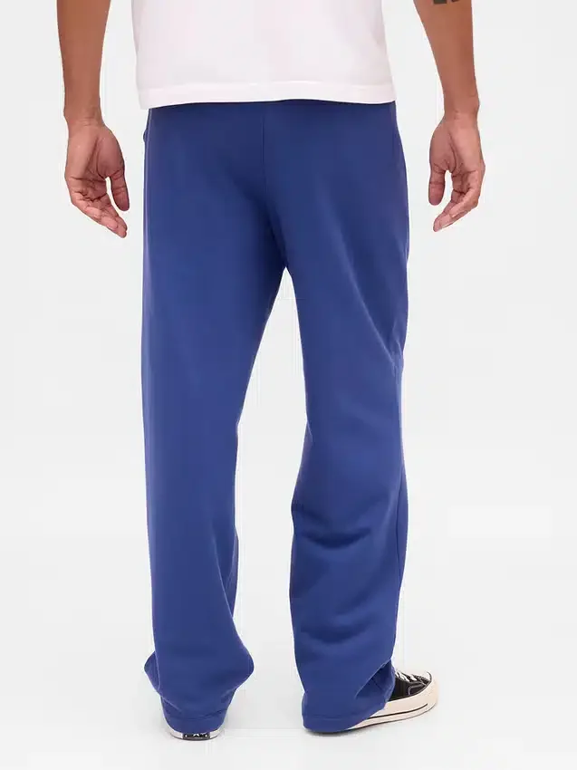 Relaxte joggingbroek met logo voor volwassenen, zware uitvoering