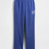 Relaxte joggingbroek met logo voor volwassenen, zware uitvoering