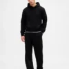 Relaxte joggingbroek voor volwassenen van zwaar materiaal