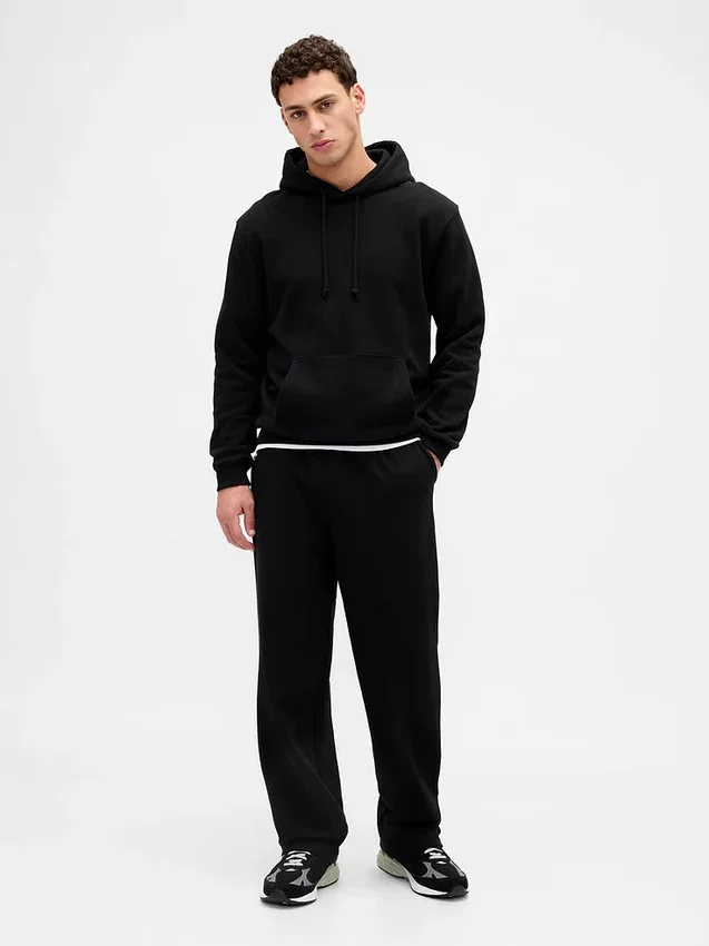 Relaxte joggingbroek voor volwassenen van zwaar materiaal