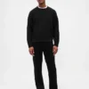 Relaxte rechte broek van corduroy