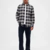 Relaxte rechte broek van corduroy