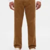 Relaxte rechte broek van corduroy
