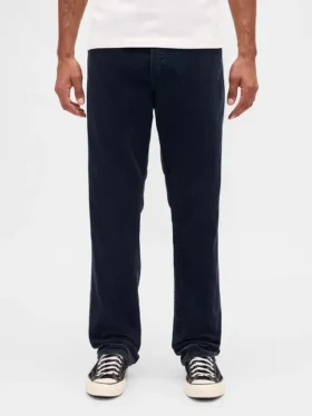 Relaxte rechte broek van corduroy